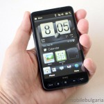 HTC HD2 Front hand