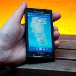 Xperia X10 front contacts