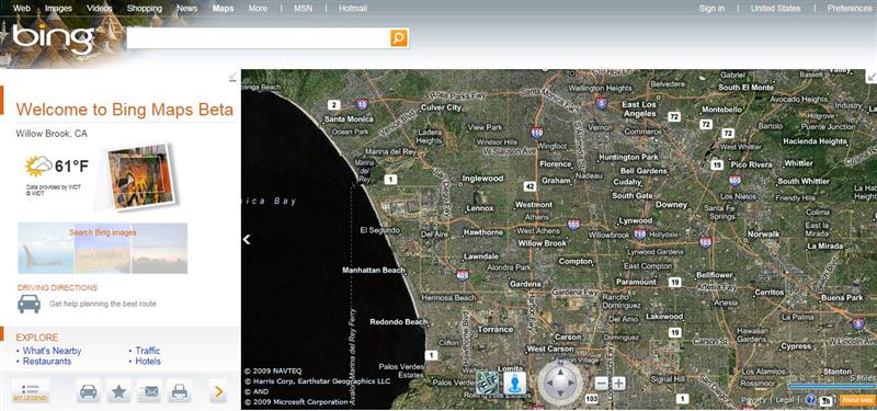 Bing Maps beta silverlight (Medium)