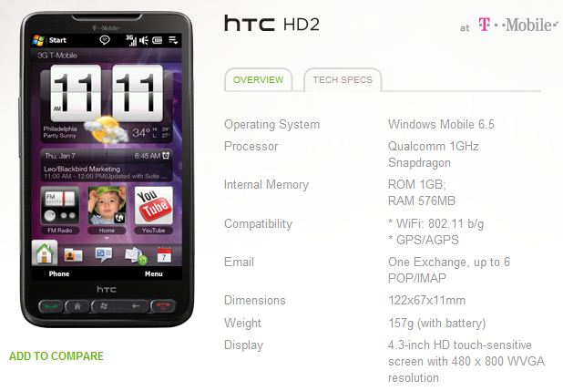 HD2 TmoUS