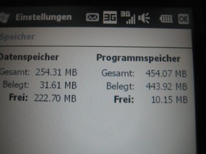 HD2 ram test