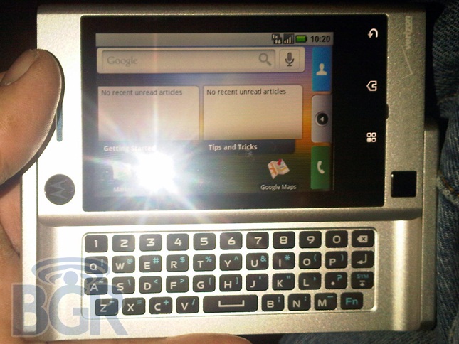 Motorola Devour silver