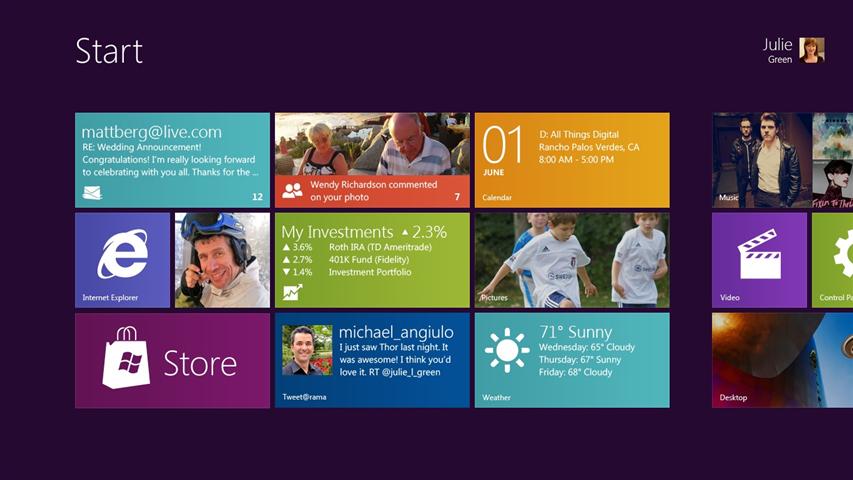 Windows 8 UI Metro