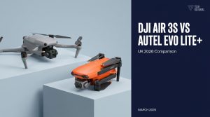 DJI Air 3S vs Autel EVO Lite+ mid-range drones UK comparison hero