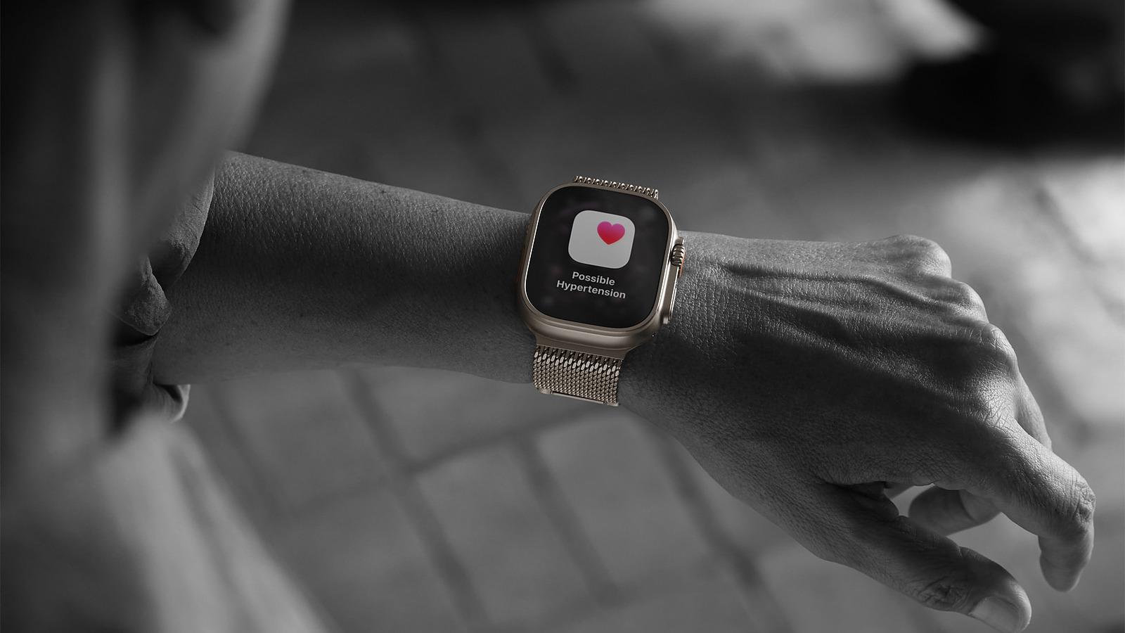 Apple Watch Ultra 3 official hypertension notification image