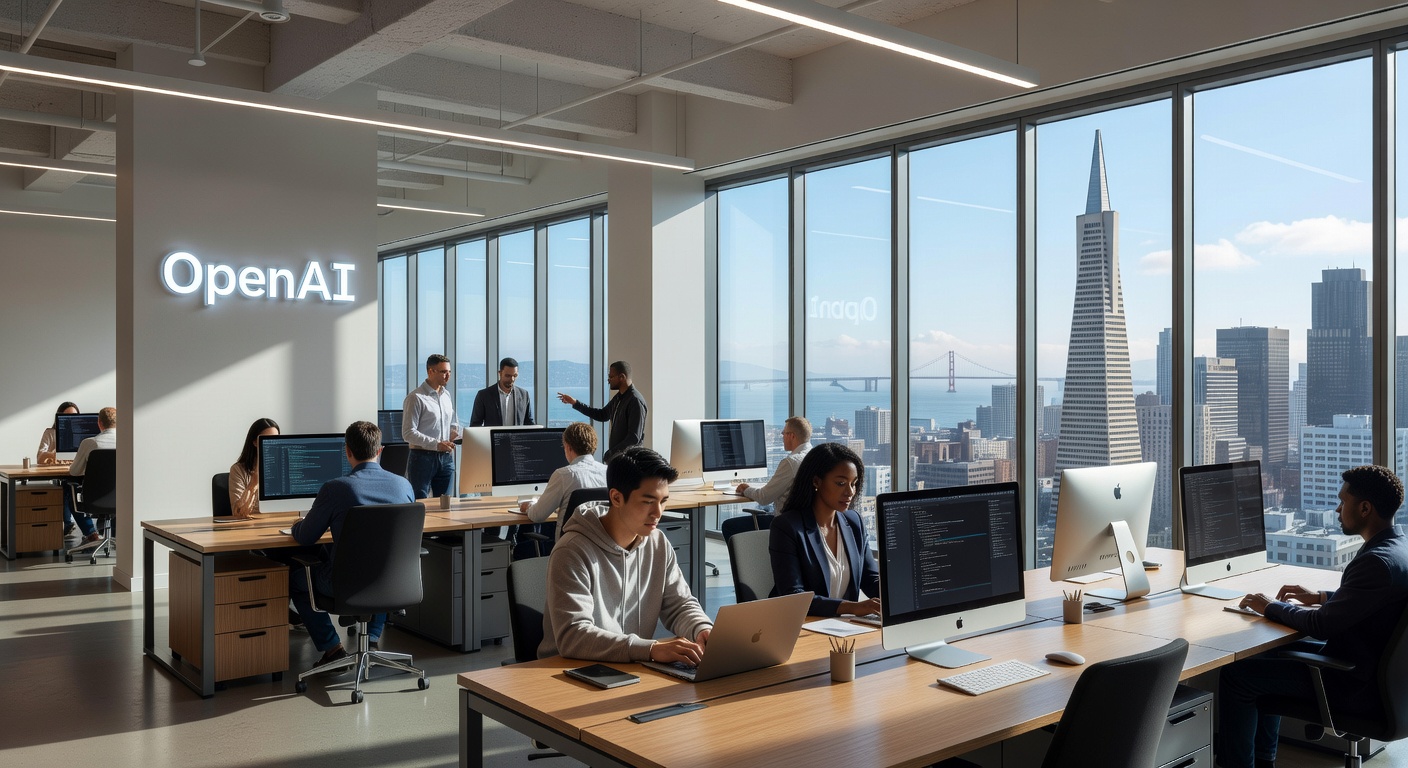 OpenAI office interior in San Francisco. Image: MTW