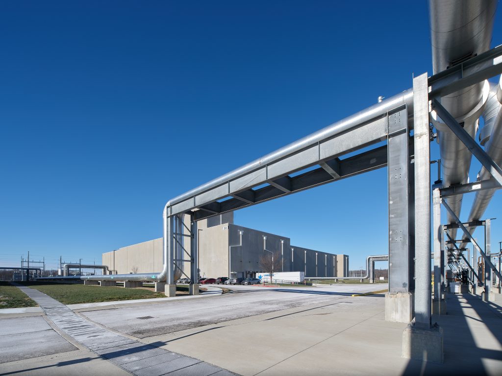 Cooling pipes infrastructure at Google data center