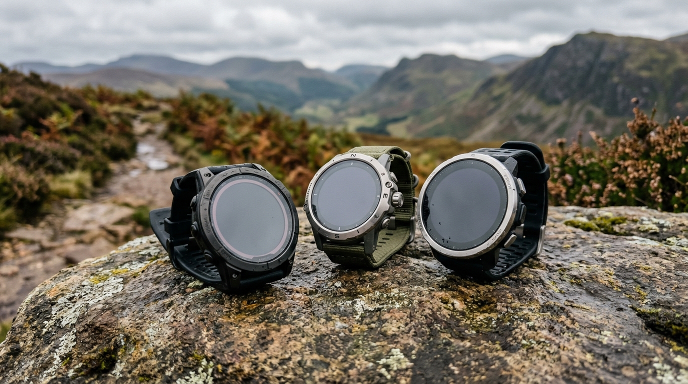 Garmin Fenix 8 vs Coros Vertix 2S vs Suunto Vertical: The Big UK Trail Watch Comparison fo