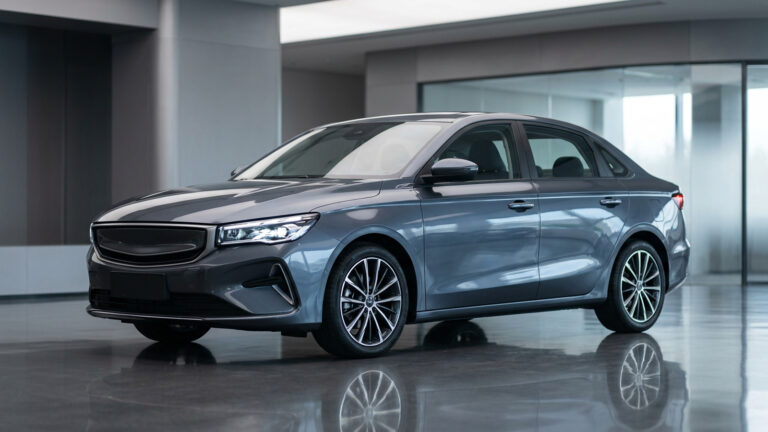 Geely i-HEV DHT 2.0 hybrid system official press shot of the integrated engine and motor unit