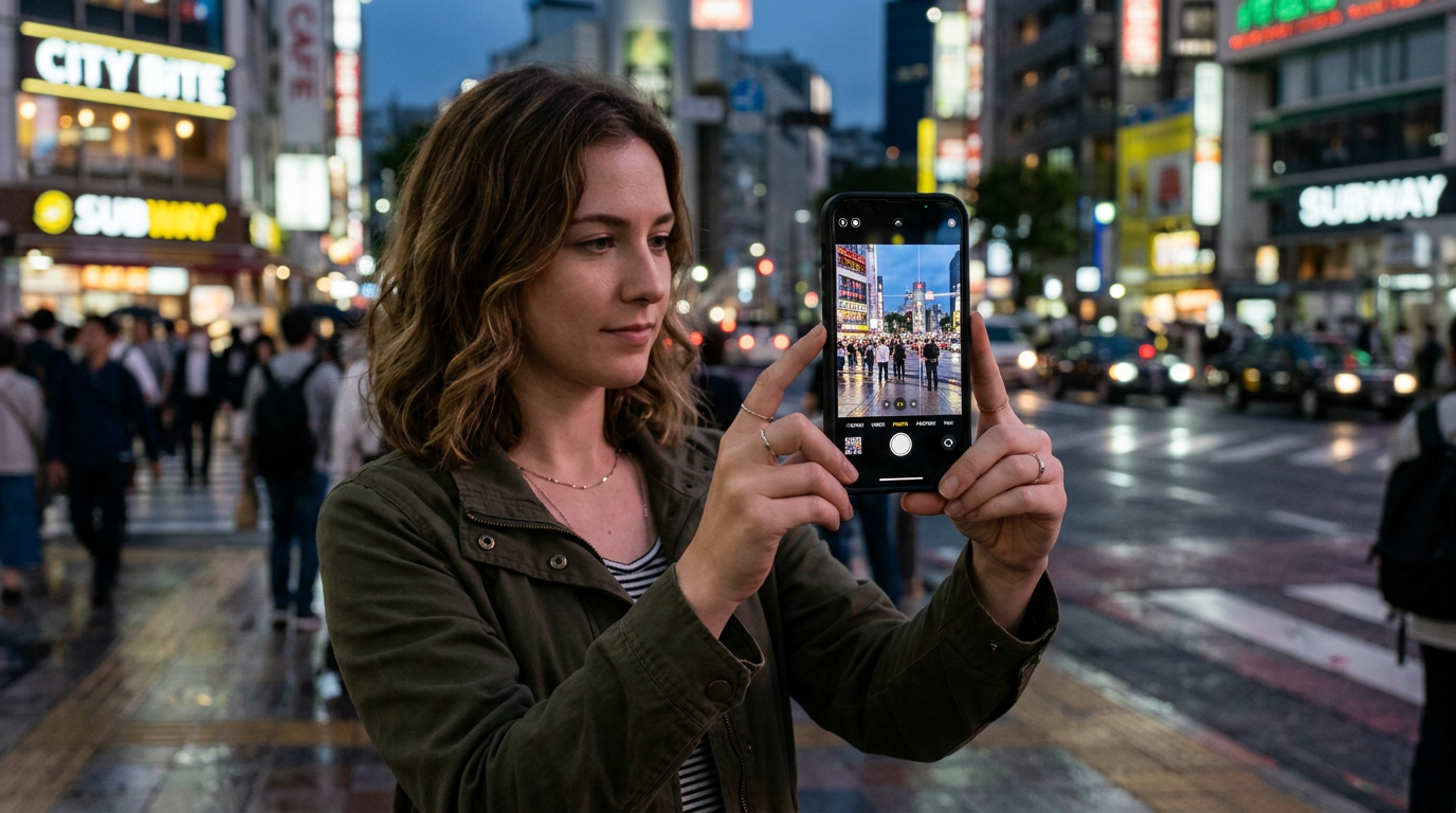 5G review camera city street photography