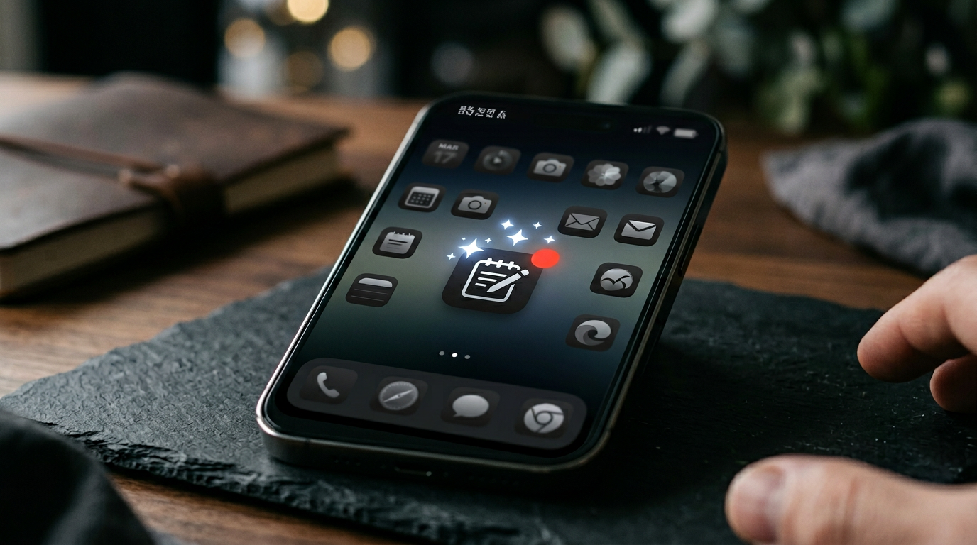 on-device AI note summaries app icon
