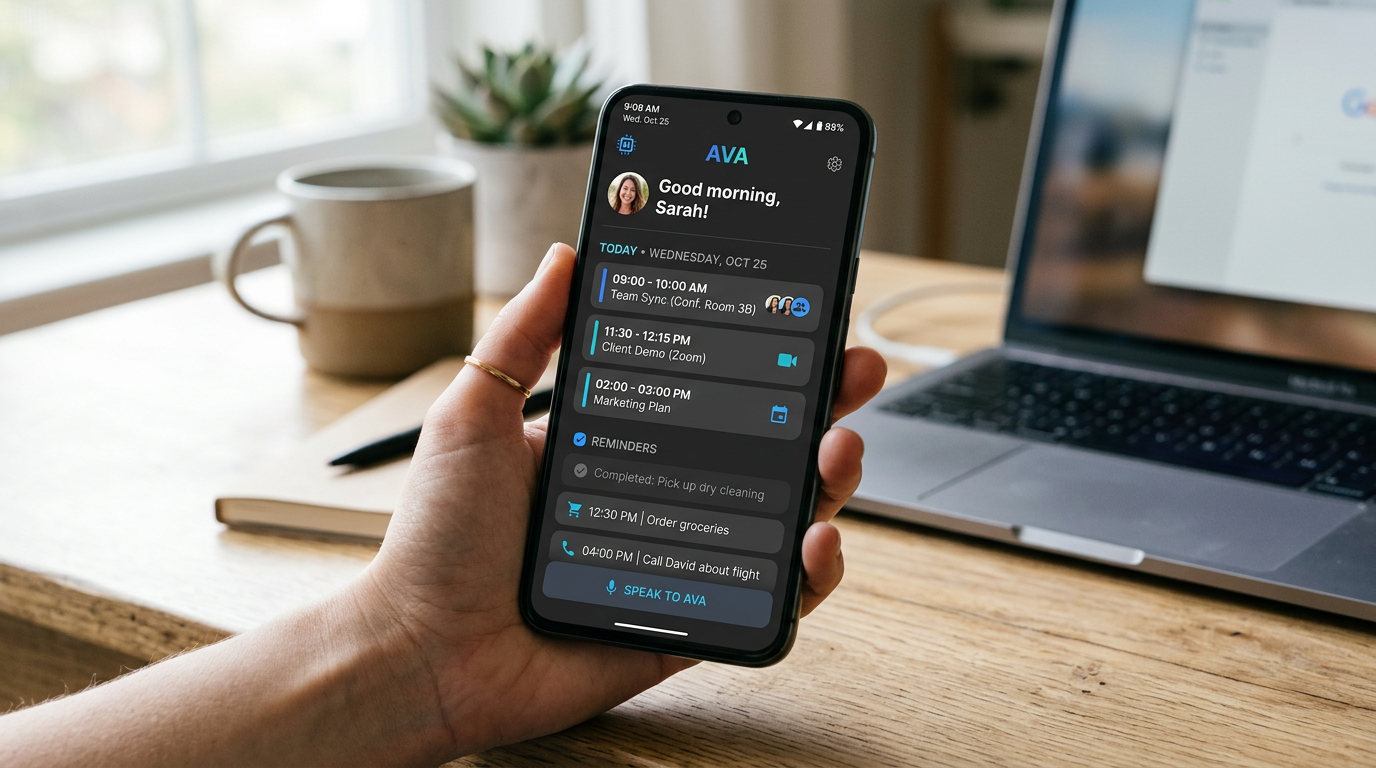 replace a personal assistant AI app schedule