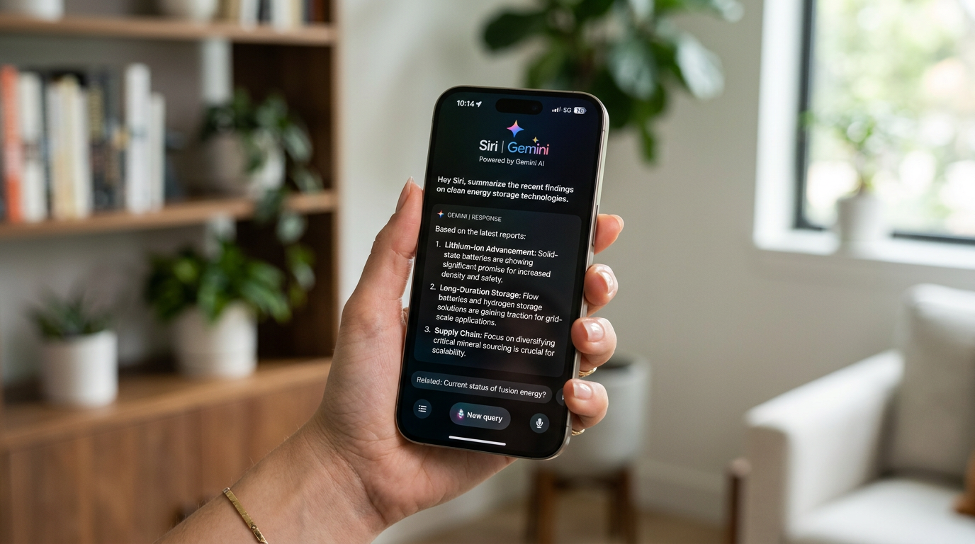 Apple Gemini integration Siri assistant