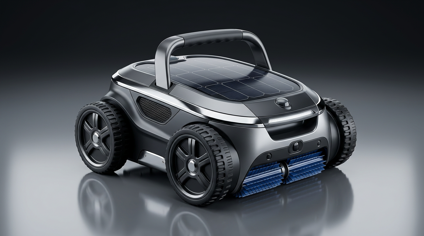 Beatbot AquaSense X autonomous pool cleaner studio product render