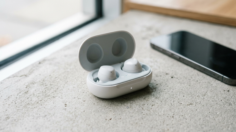 best wireless earbuds under 100 studio shot