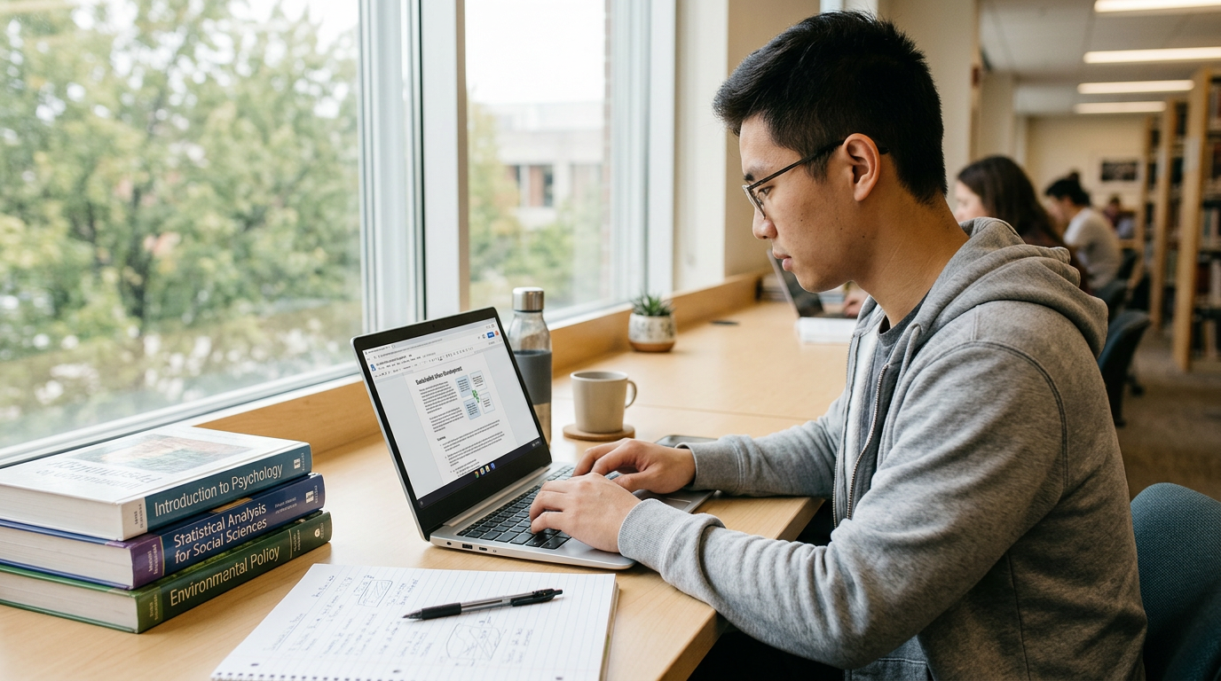 Chromebooks for students university library work