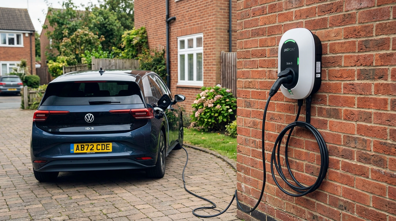 EV efficiency data home charging context