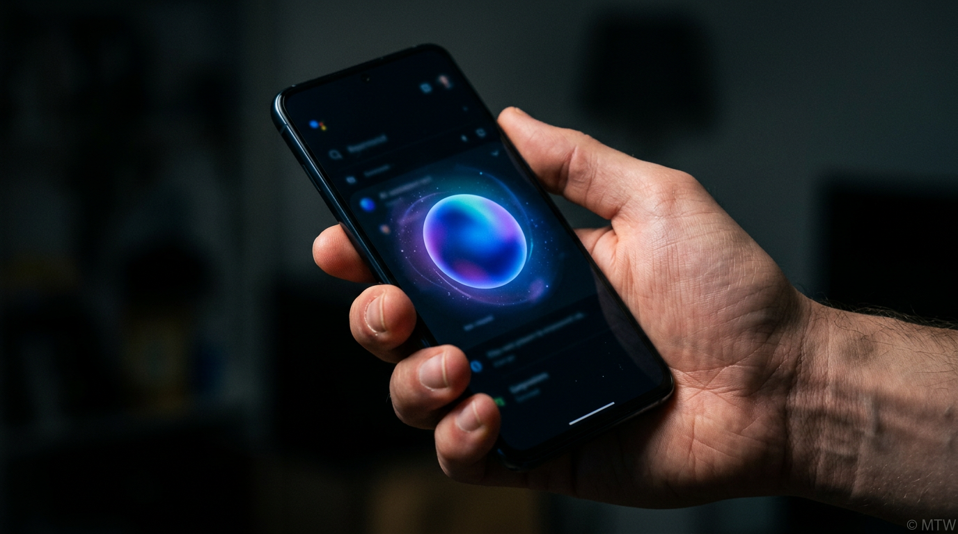 Gemini on every Android: AI assistant orb on a phone