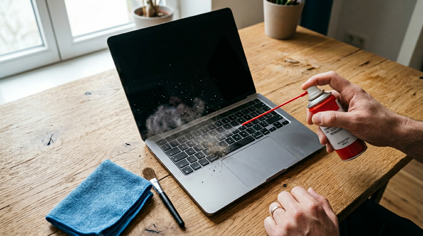 speed up slow Windows laptop cleaning