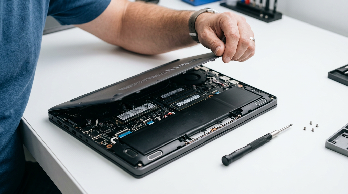 speed up slow Windows laptop SSD upgrade