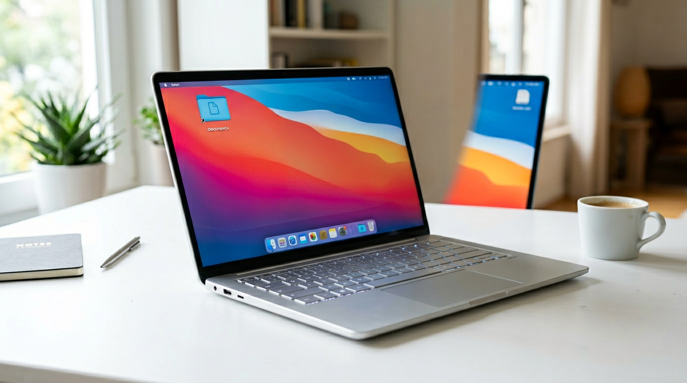 MacBook Neo hero shot studio