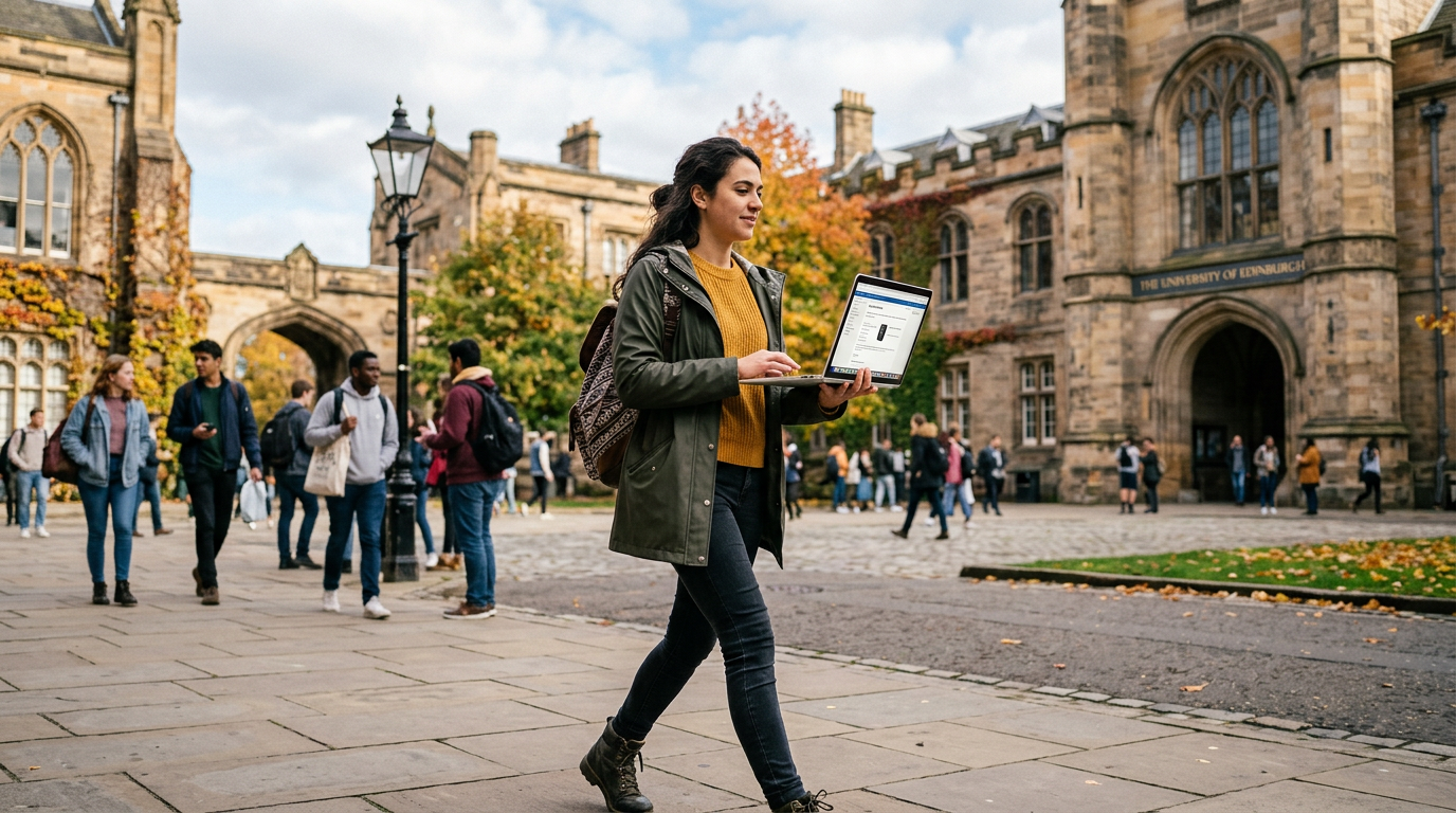 MacBook Neo in use by a student
