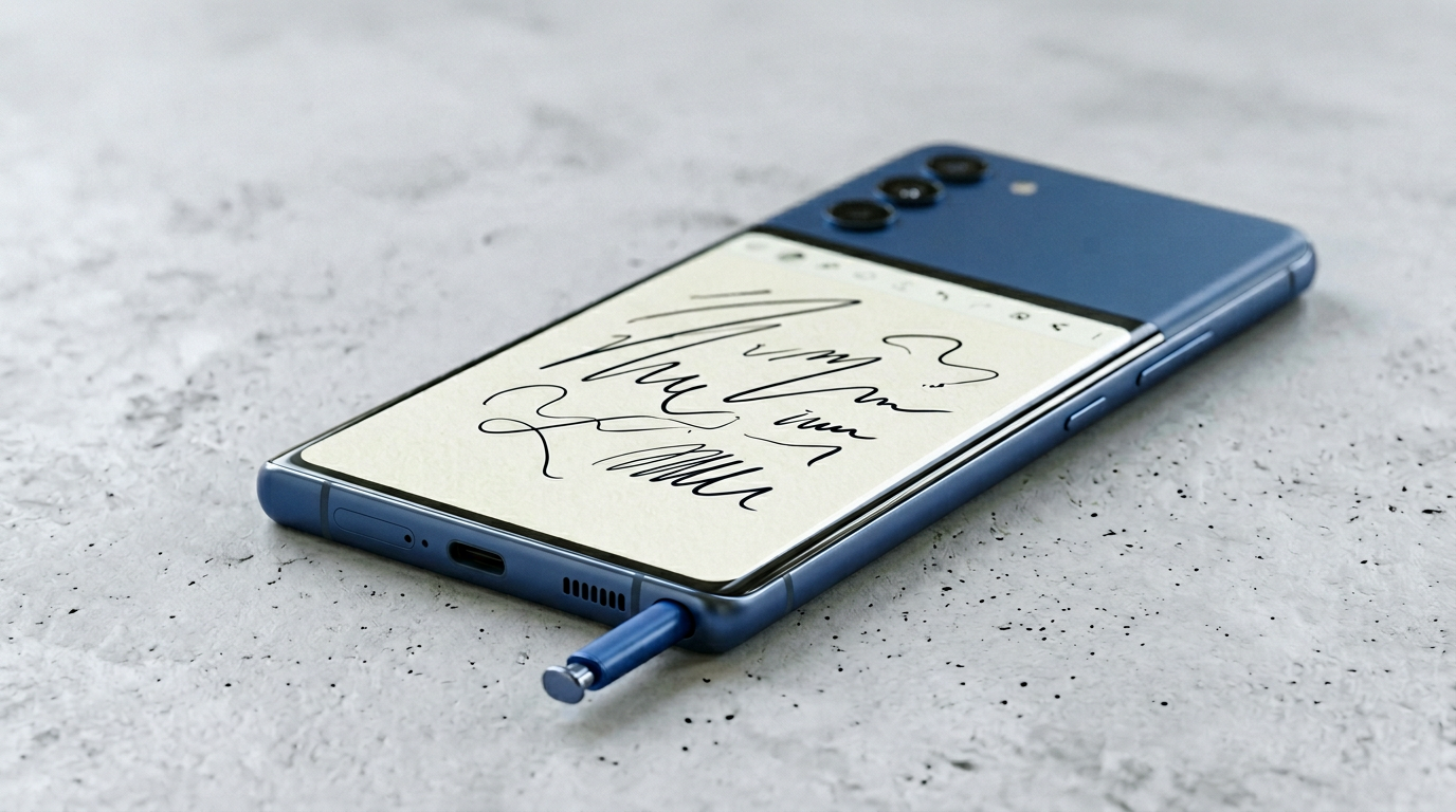 moto g stylus 2026 stylus phone with active stylus editorial render