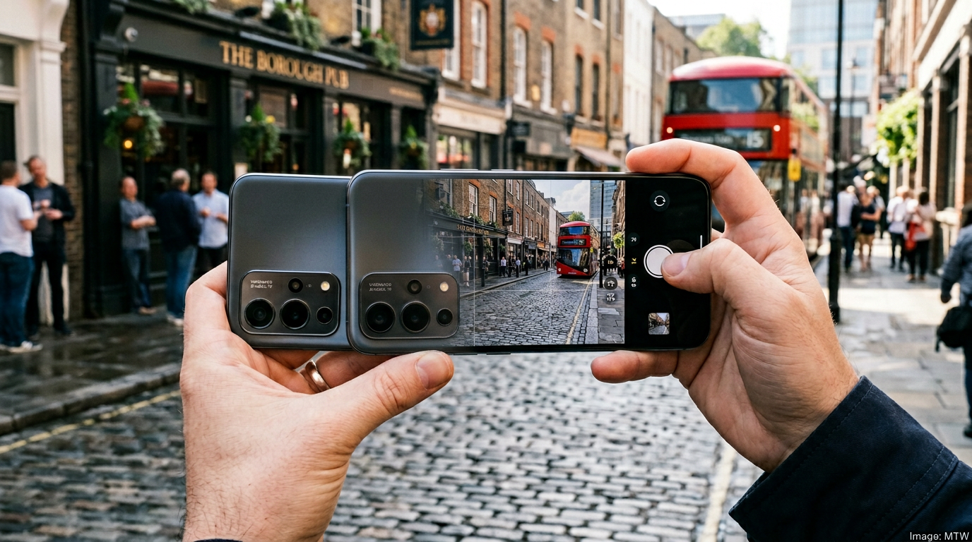 Close-up of the Nothing 3a Pro rear cameras