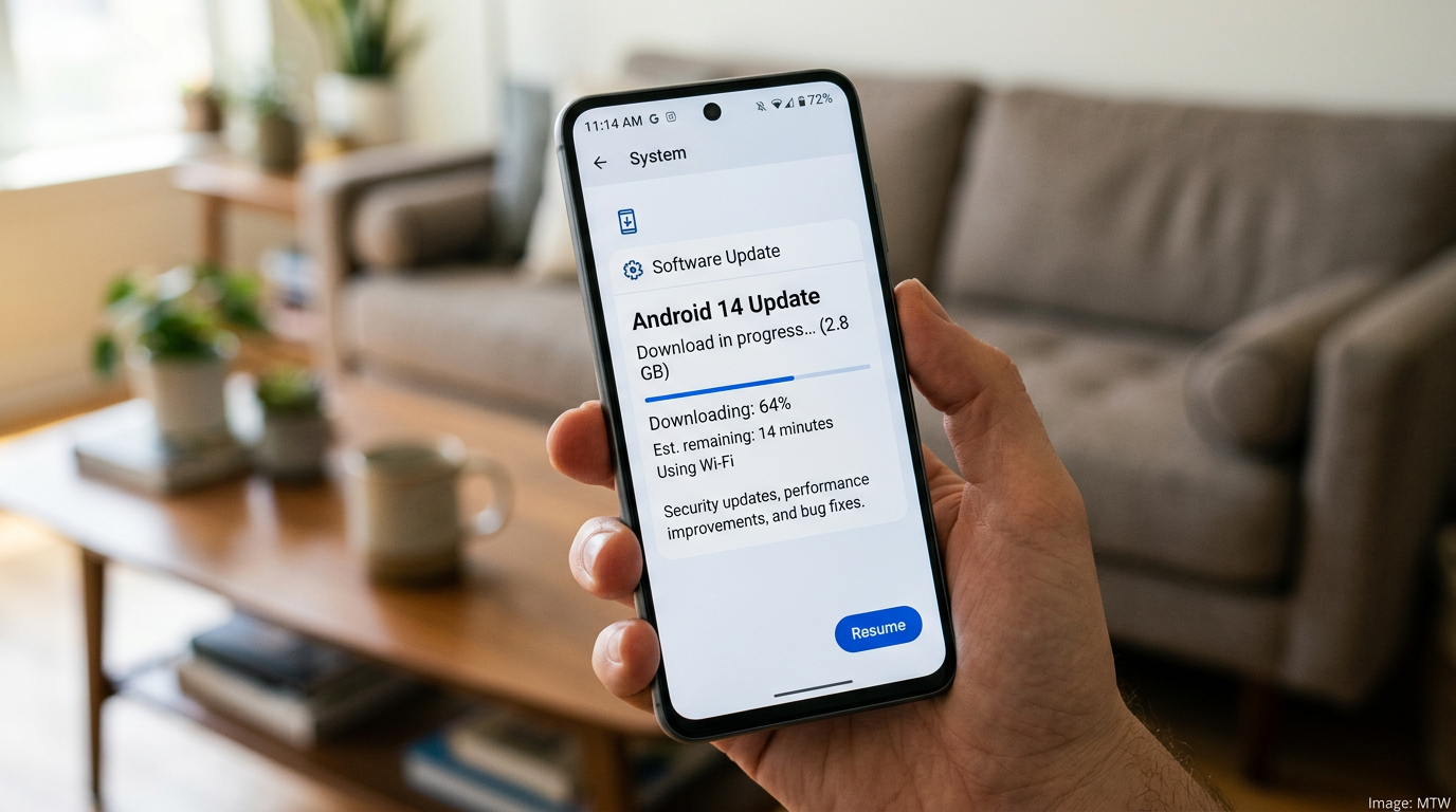 Samsung One UI 8.5 UK update screen on Galaxy phone