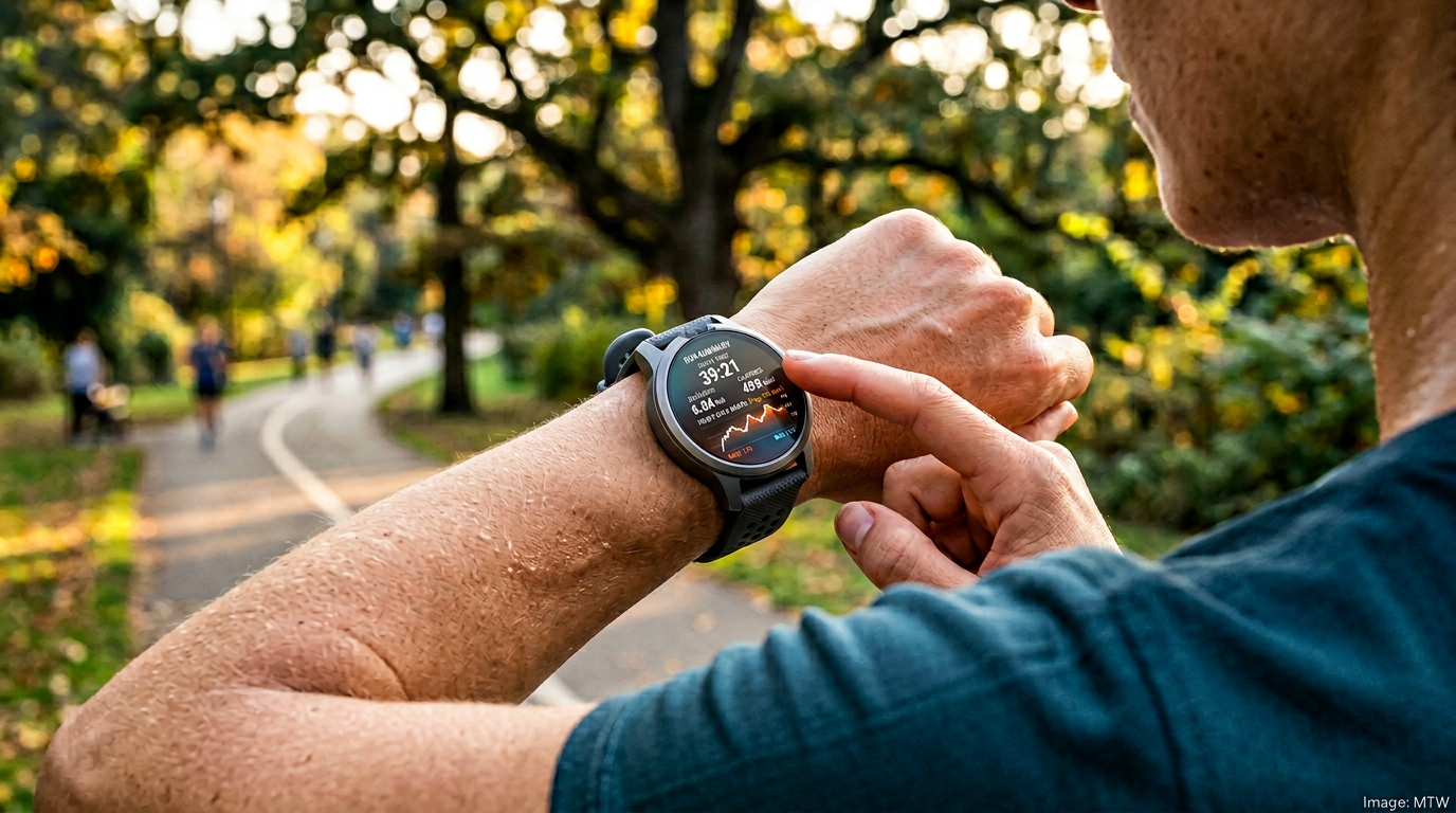 Pixel Watch 4 review: the watch worn during a workout