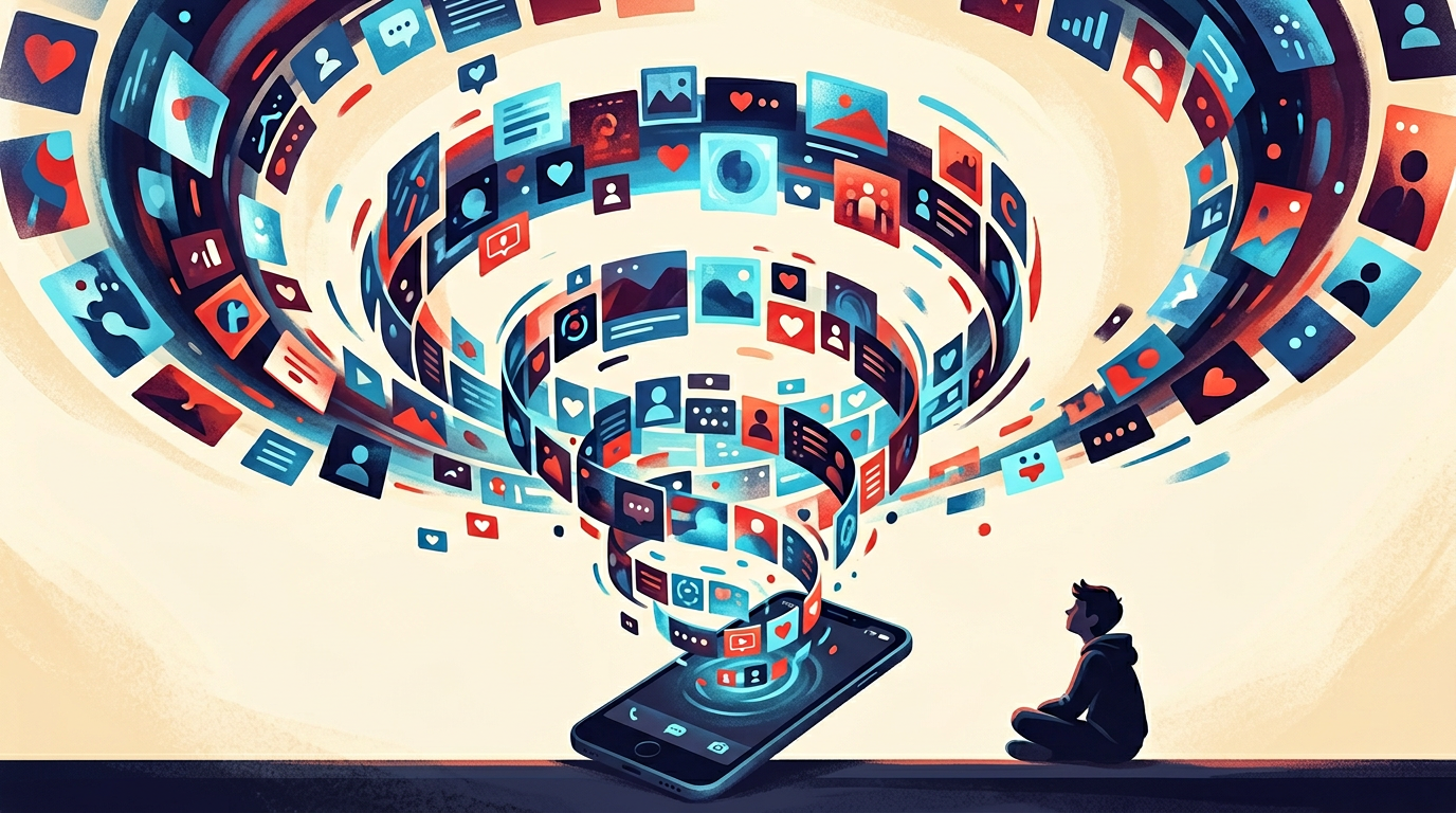 social media addiction lawsuit feed spiral