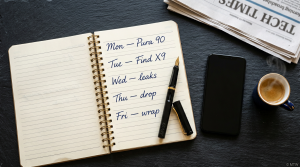 Mobile editor's week-ahead planner notes