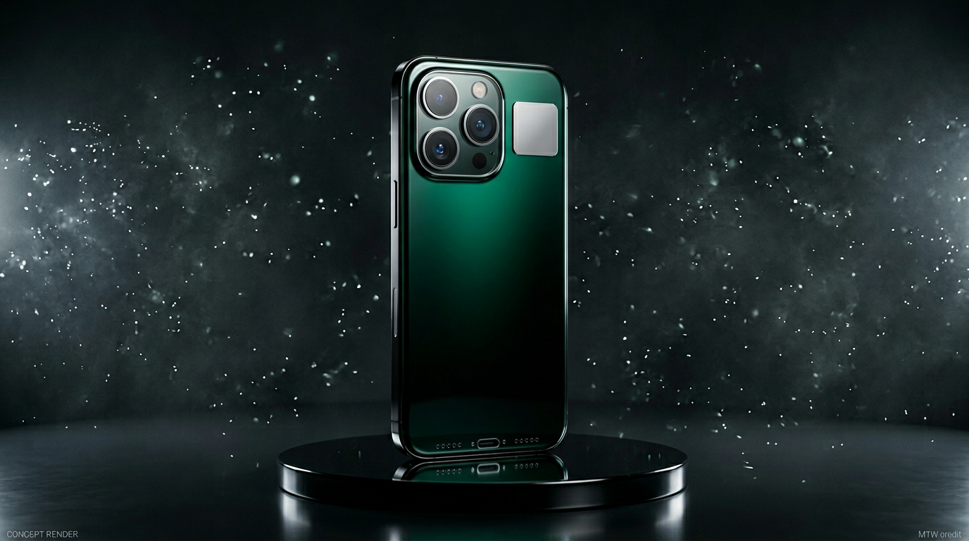 Concept render of an unannounced 2026 flagship phone
