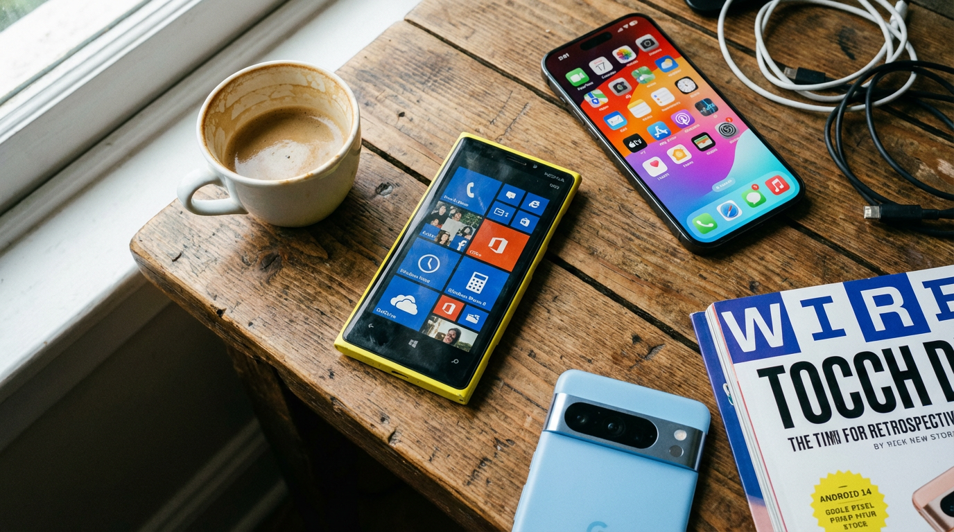 Nokia Lumia 720 Windows Phone legacy on a desk