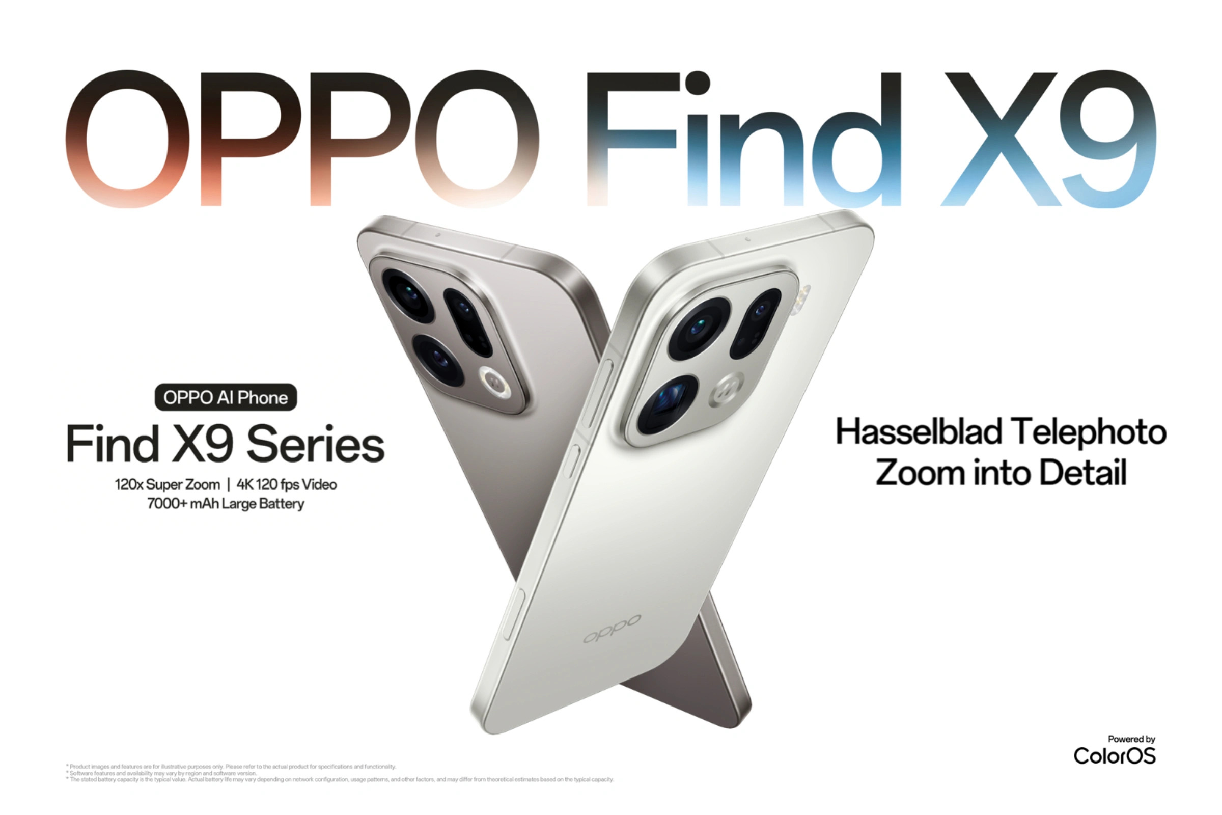 Oppo Find X9 series global launch image