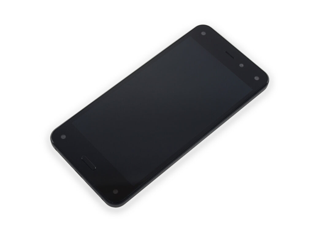 Amazon Fire Phone smartphone shown front facing
