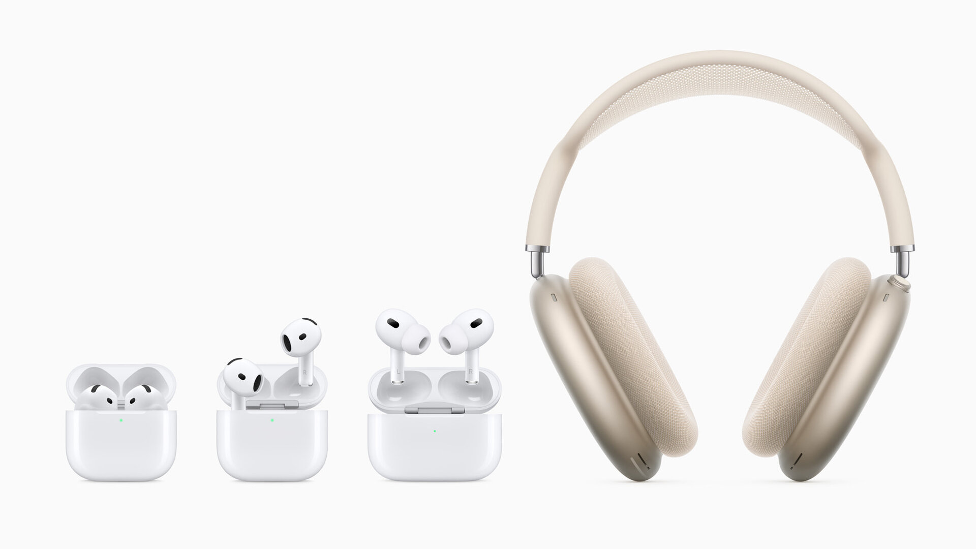 AirPods Pro 3 vs AirPods 4 across the Apple AirPods range