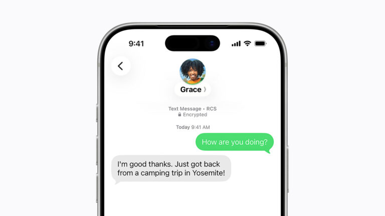 Apple RCS encryption UK iPhone Android end-to-end