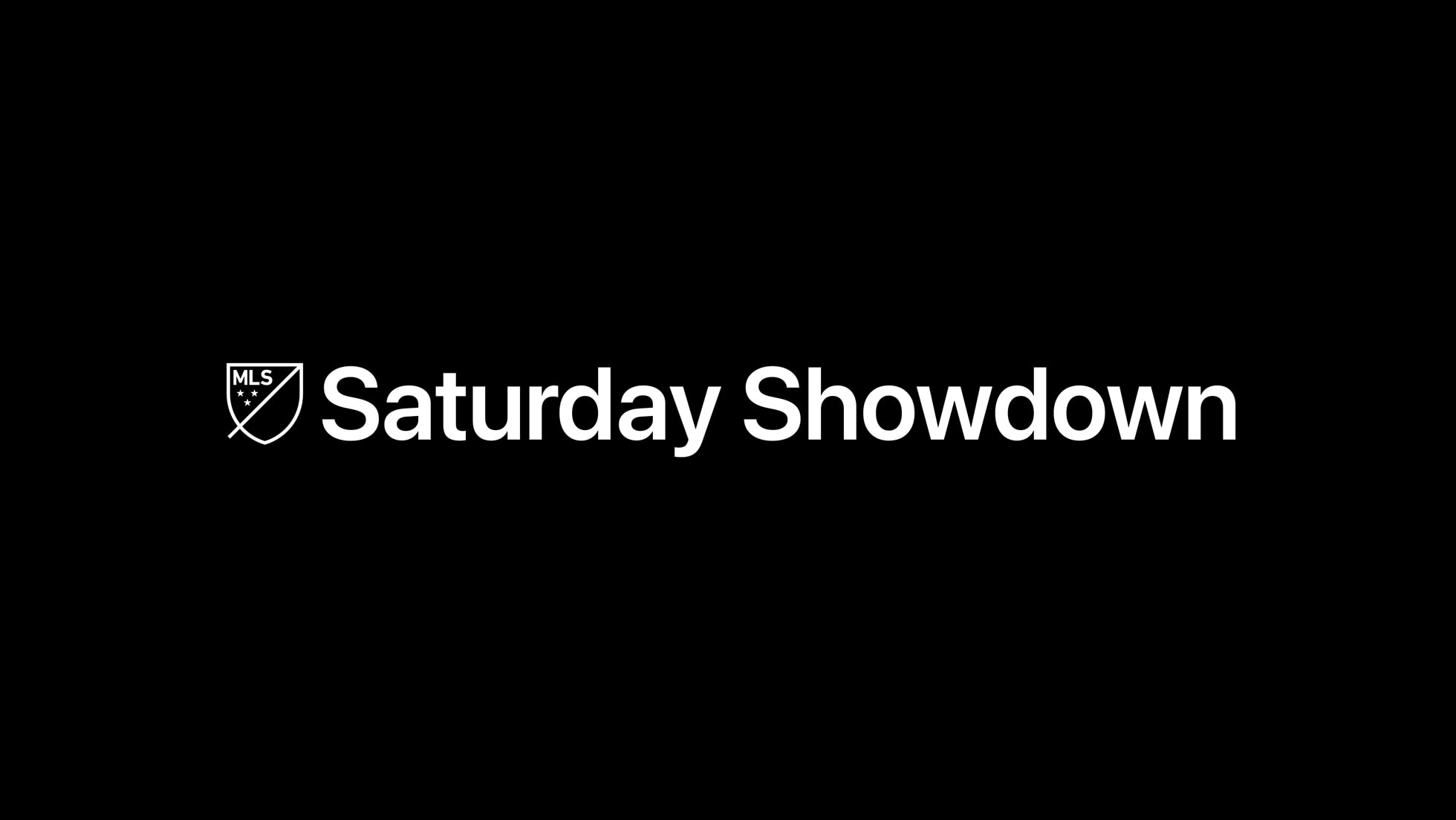 Apple Sports World Cup 2026 Apple TV MLS Saturday Showdown