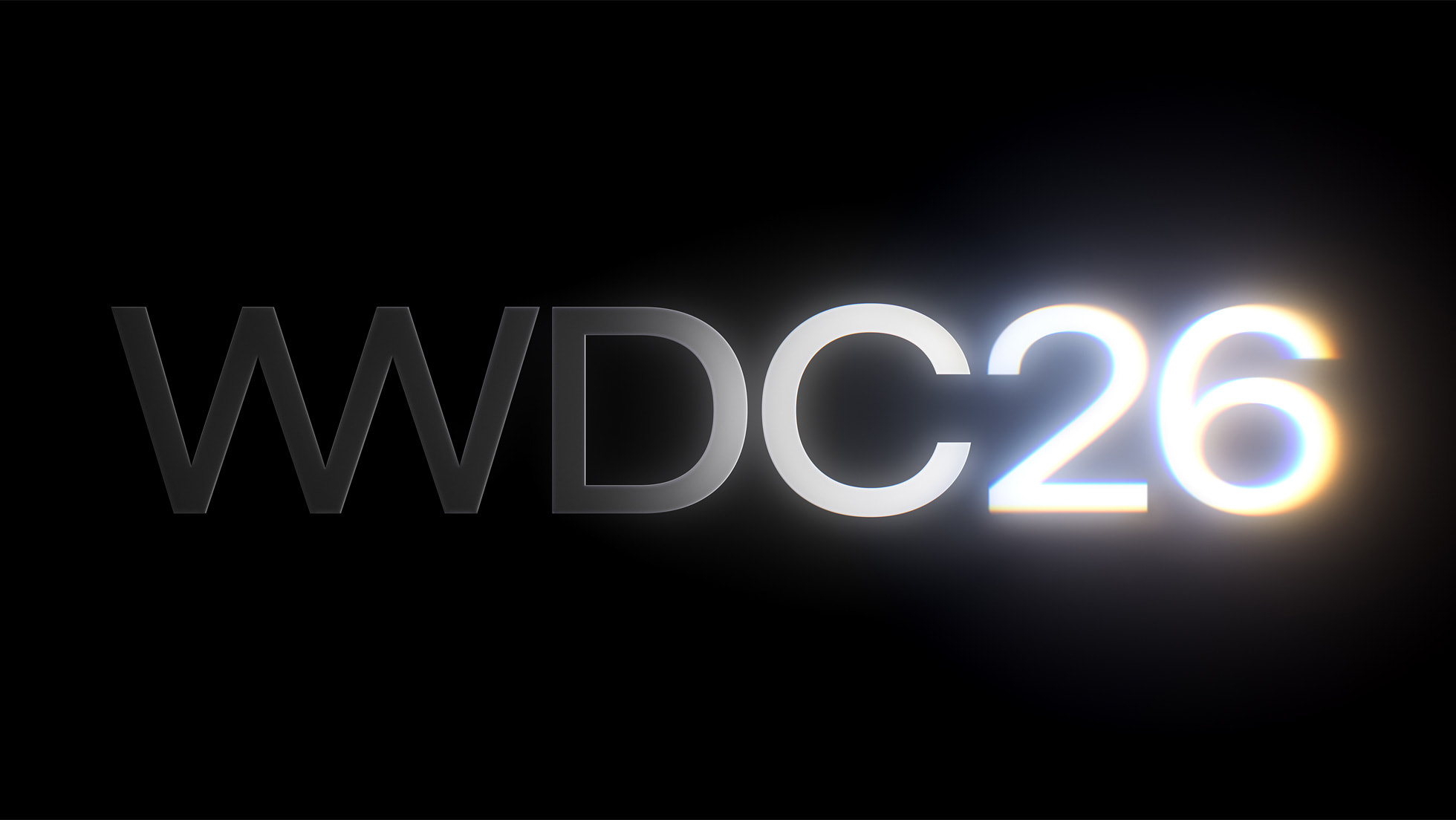 Apple WWDC 2026 UK key art branding for Worldwide Developers Conference June 8