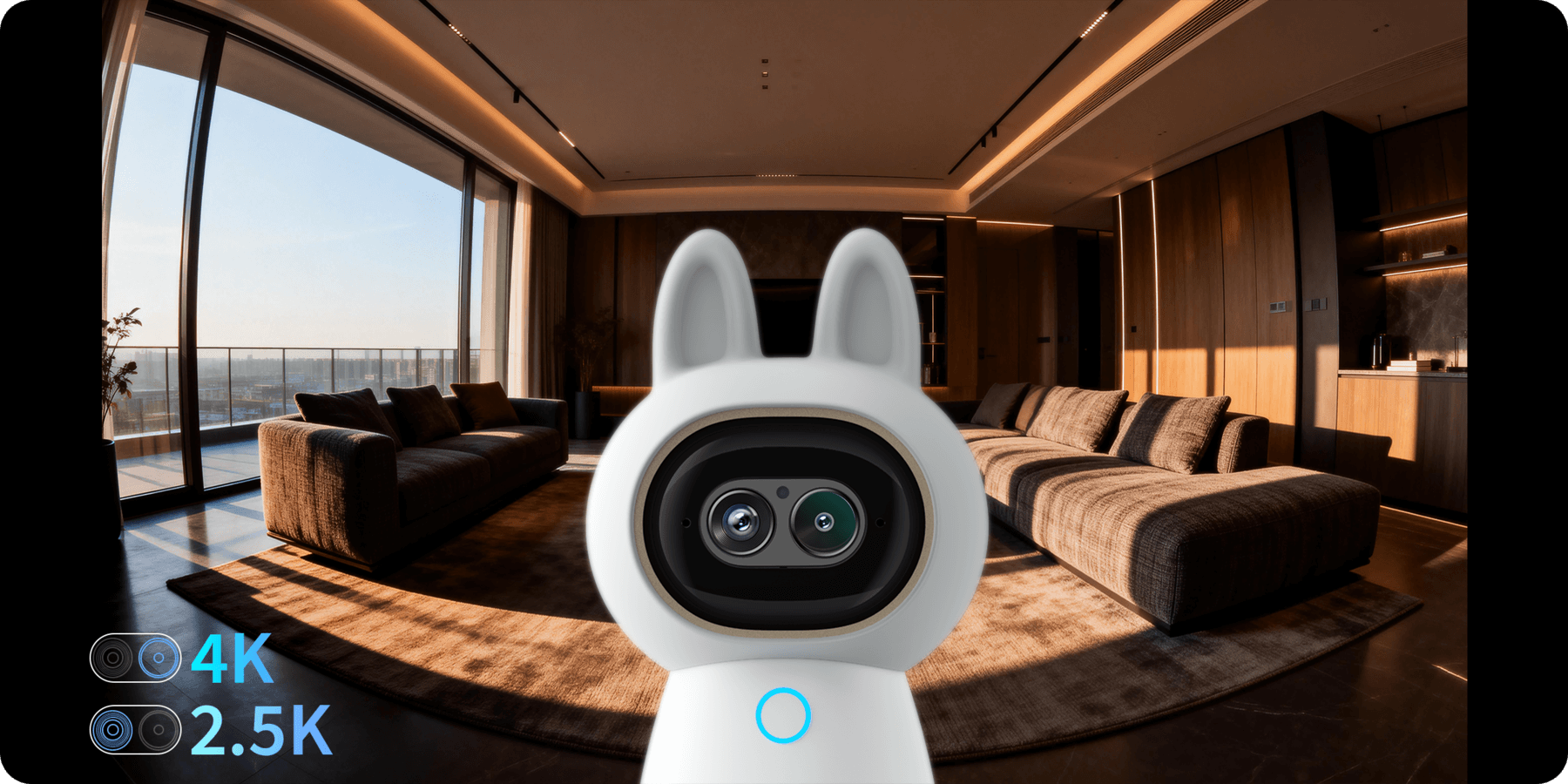 Aqara G350 Matter camera dual lens 4K and 2.5K telephoto