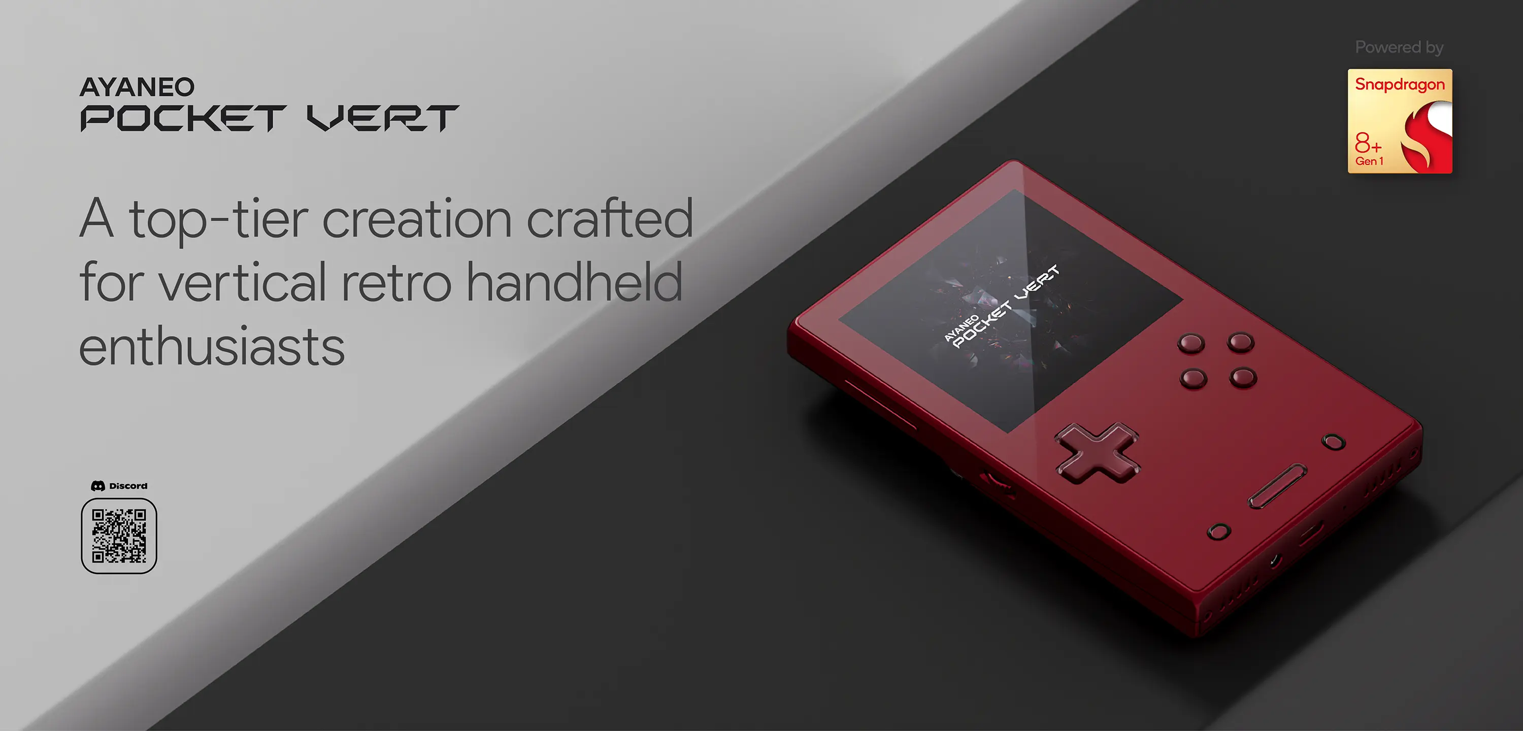 AYANEO KONKR Pocket BLOCK side angle showing the four shoulder triggers around the back of the handheld