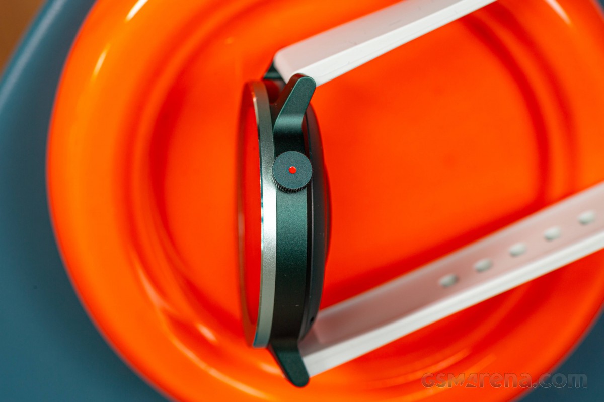 CMF Watch 3 Pro four-channel heart rate sensor array on the back of the case