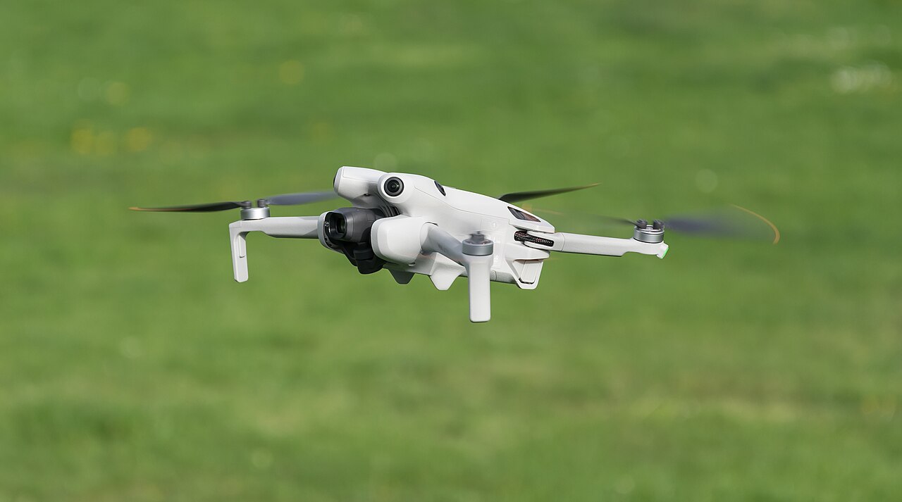 DJI Mini 4 Pro consumer drone, an existing model unaffected by the DJI FCC ban