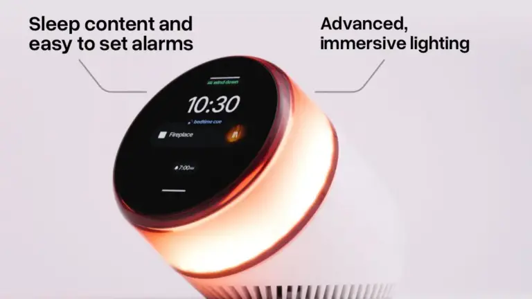 Ambient Dreamie smart alarm clock bedside