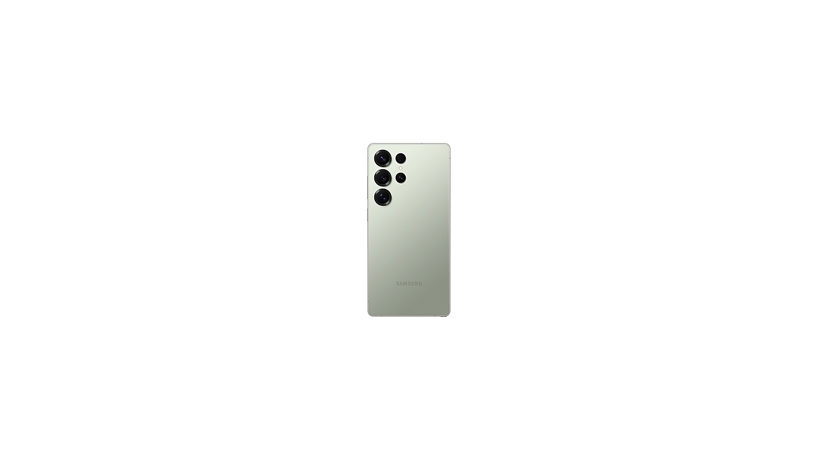 Samsung Galaxy S25 Ultra in titanium jadegreen rear product render
