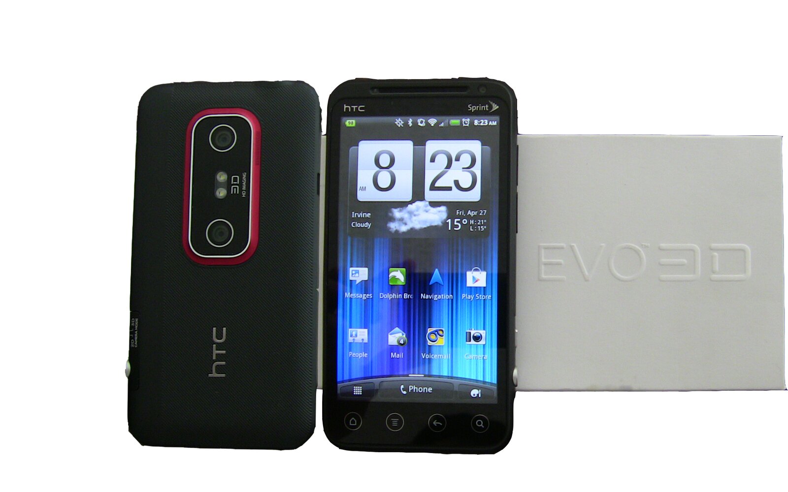 HTC EVO 3D smartphone
