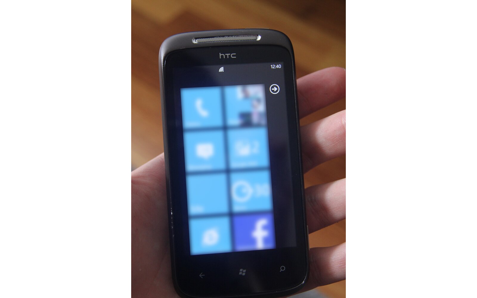 HTC Ignite prototype Windows Phone