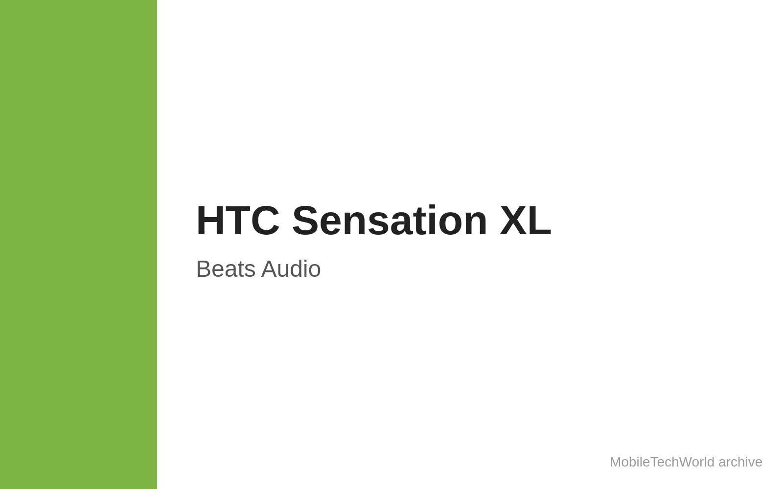 HTC Sensation XL featured image
