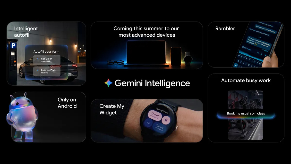 Gemini vs GPT-5.5: Gemini Intelligence Android features and task automation